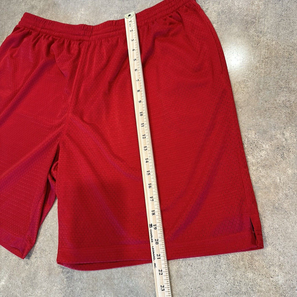 Simply for Sports Gym Basketball Jersey Shorts Mens VINTAGE Y2K RED & GRAY SET 2 - Picture 5 of 7